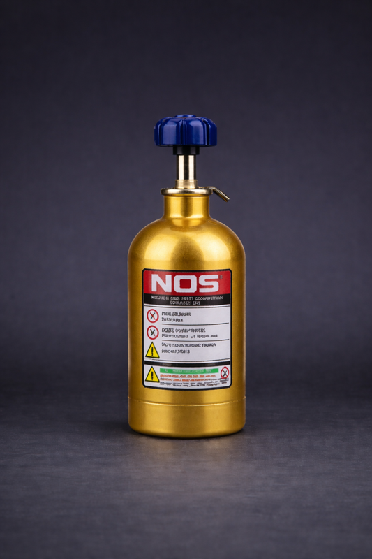 Ambientador para Coche Botella de Nitrógeno Dorada